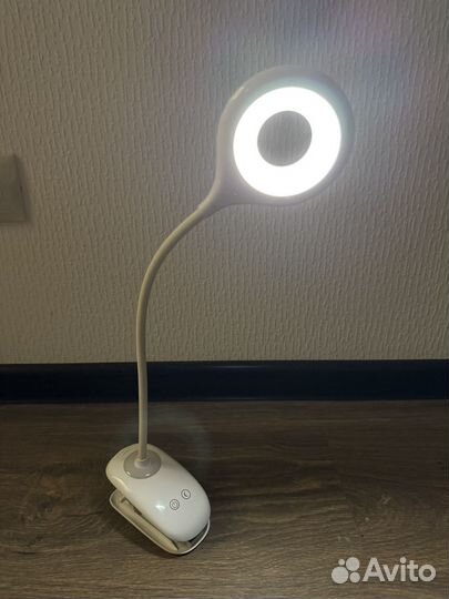 Лампа настольная usb светодиодная, прищепка