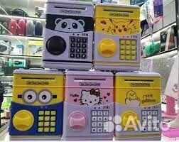 Интерактивная копилка-сейф-банкомат Китти/Миньон