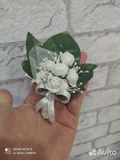 Свадебная бутоньерка