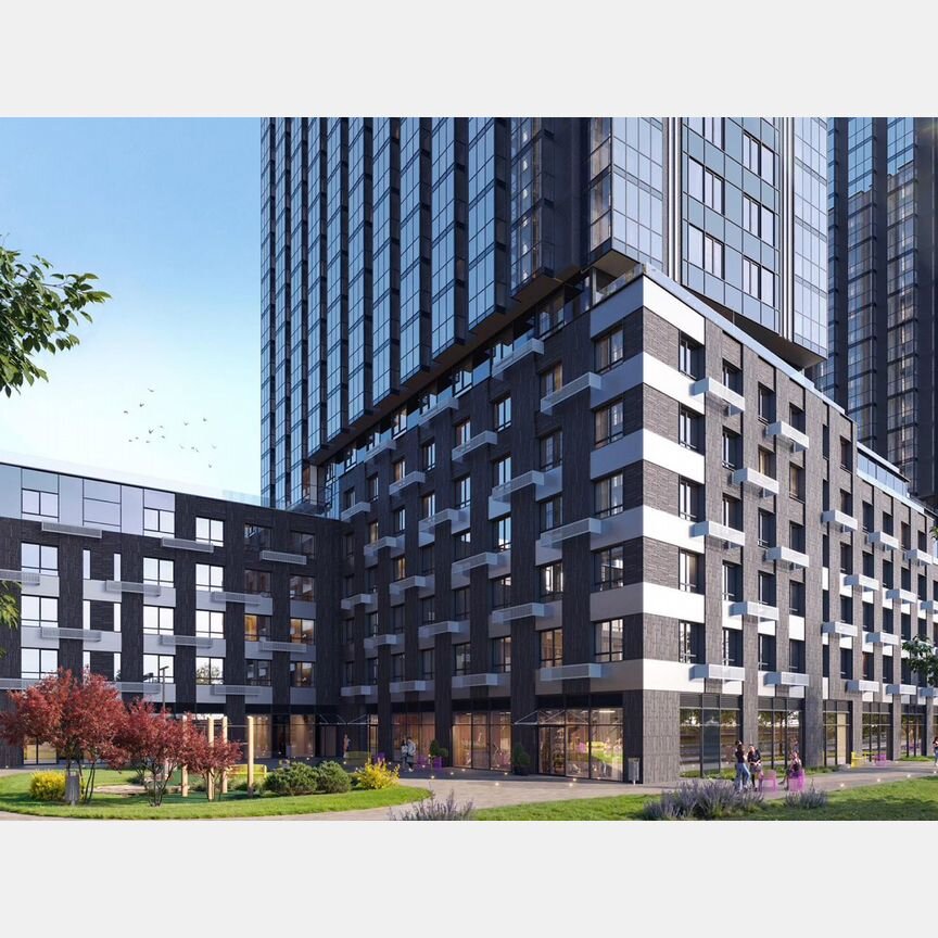 1-к. апартаменты, 22,5 м², 22/23 эт.