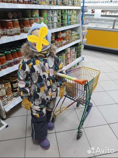 Демисезонный комбинезон для девочки 98-104