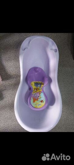 Детская ванночка для купания с горкой