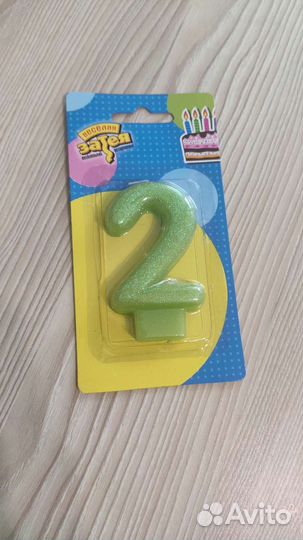 Свеча на торт