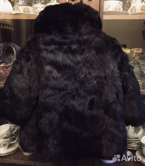 Шубка кроличья винтаж р-р24