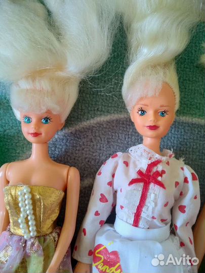 Барби 90х, СССР, Сенди, пупсы пакетом