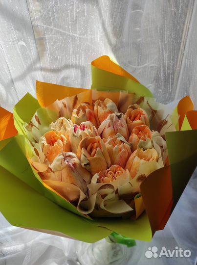 Букет из зефира. Сладкий букет