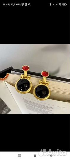 Серьги винтажные