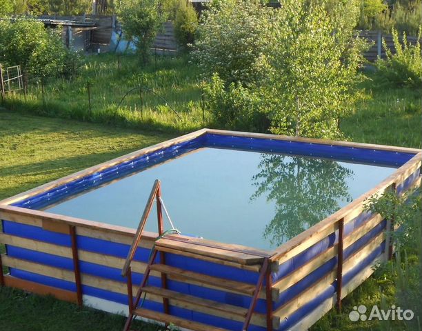 Бассейн из тентовой ткани пвх