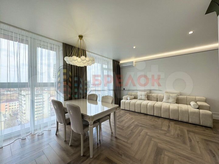 3-к. квартира, 75 м², 15/25 эт.