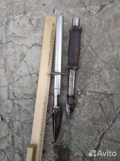 Полый нож для откачки крови