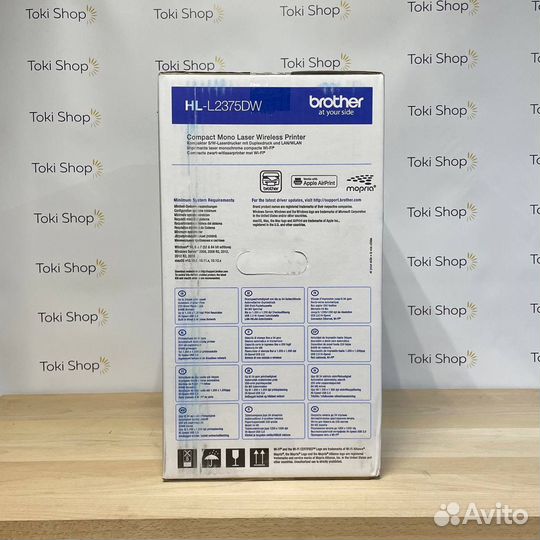 Принтер лазерный Brother L2375DW черно-белый