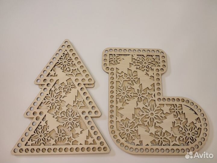 Новогодние заготовки для шкатулок