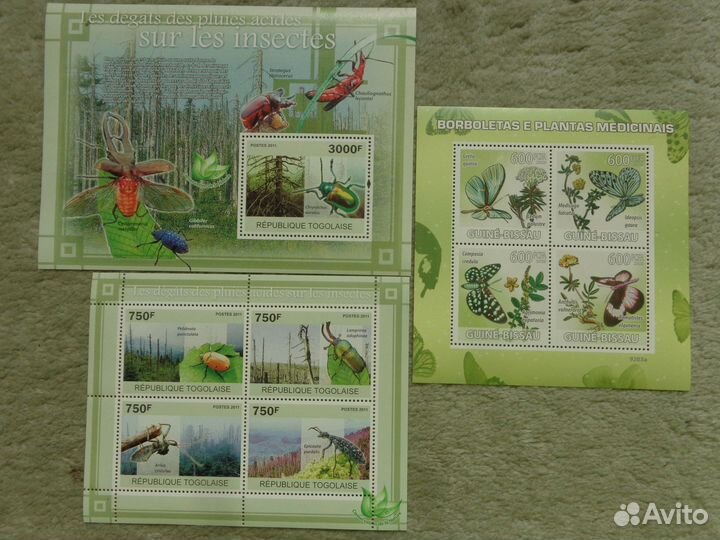 Марки фауна чистые