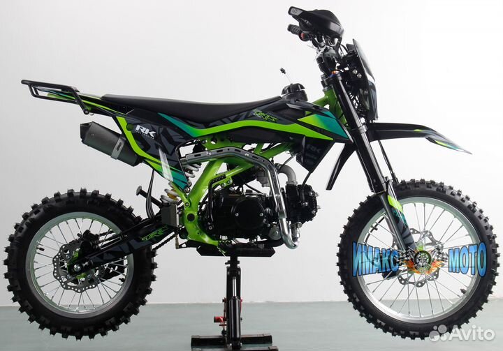 Питбайк Racer TRX125E зеленый