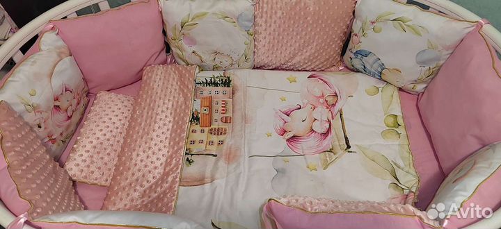 Бортики в кроватку новые