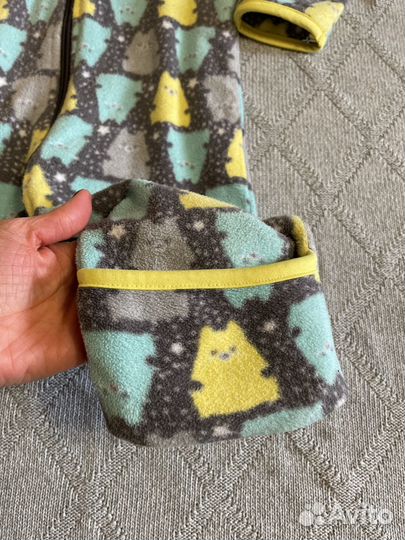 Флисовый комбинезон, поддева crockid 74