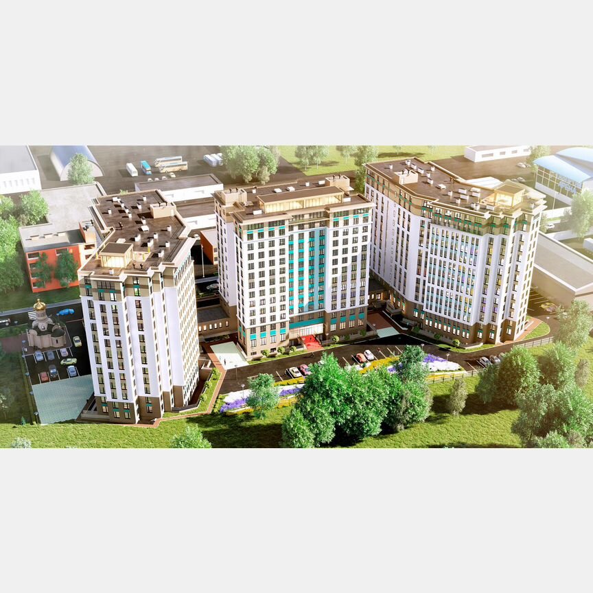 1-к. апартаменты, 31 м², 12/13 эт.