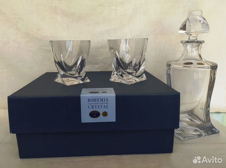 Набор для виски хрусталь Богемия