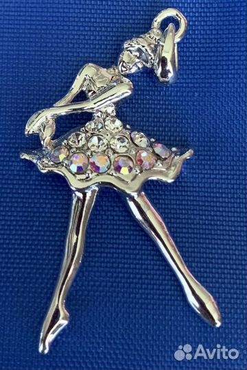 Кулон Гимнастка и брелок для гимнастки