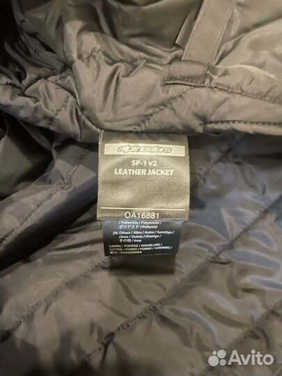 Мотокуртка Alpinestars sp-1 v2 leatherjacket black