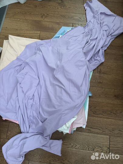 Ткань трикотажный хлопок отрезы (Италия, Турция)