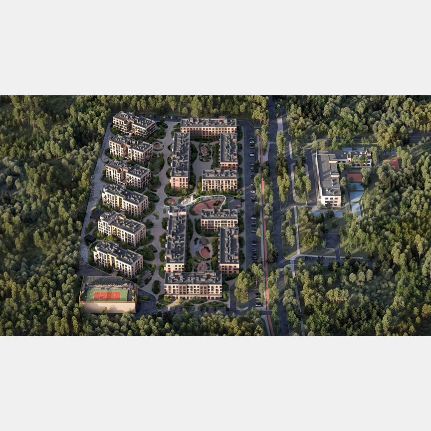 1-к. квартира, 41,2 м², 3/4 эт.
