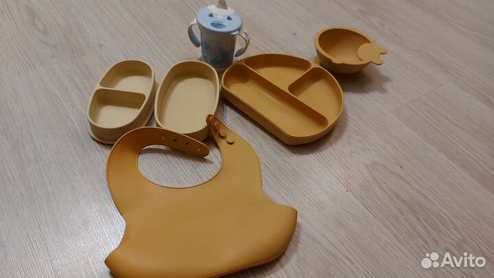 Силиконовая посуда для малышей