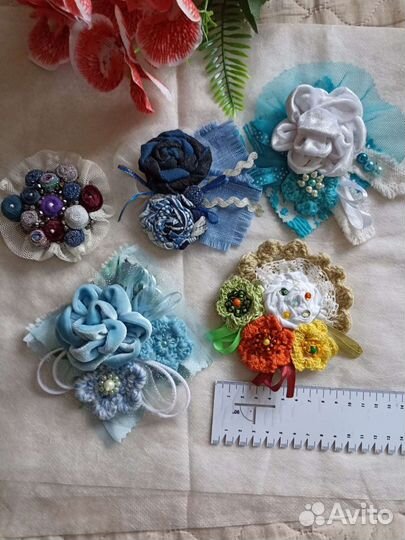 Брошь ручной работы