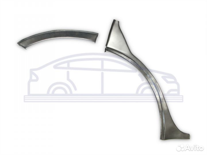 Кузовные арки Volkswagen Touareg I