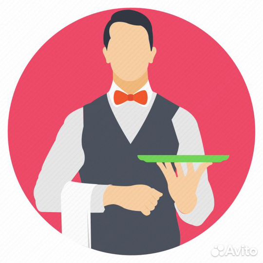 Официант в ресторан (м. Комсомольская)