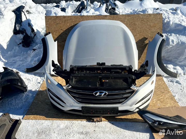 Ноускат Hyundai Tucson 3 с капотом и крыльями