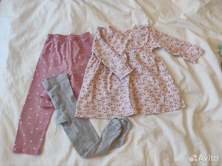Детская одежда для девочек 86 пакетом
