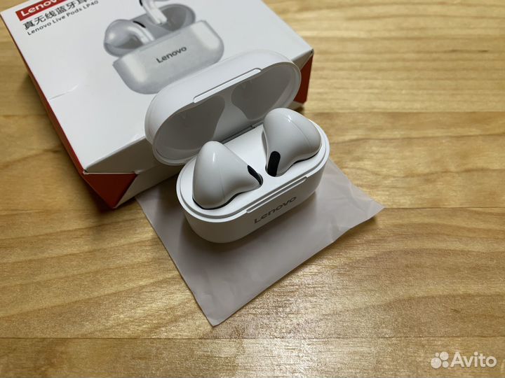 Новые беспроводные наушники Lenovo LivePods LP40