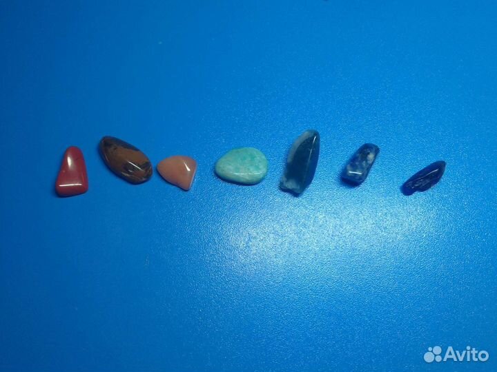 Чакровый набор натуральных минералов