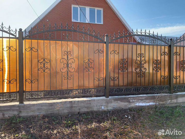 Кованые заборные секции
