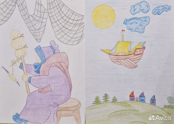 Рисунок, плакат в школу карандашом, красками