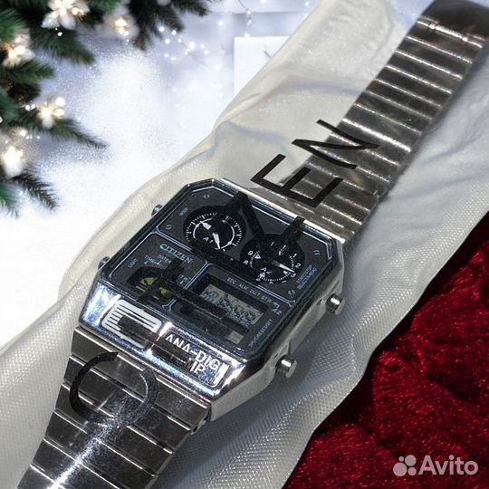 Хит 2024 часы Citizen Ana Digi Temp 1981