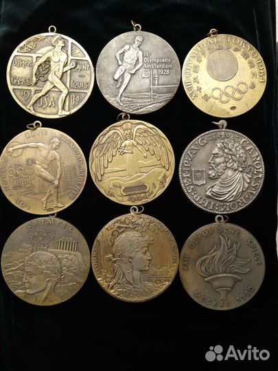 Старинные монеты олимпийские медали