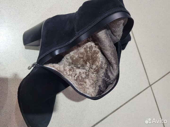 Сапоги женские зимние ботфорты