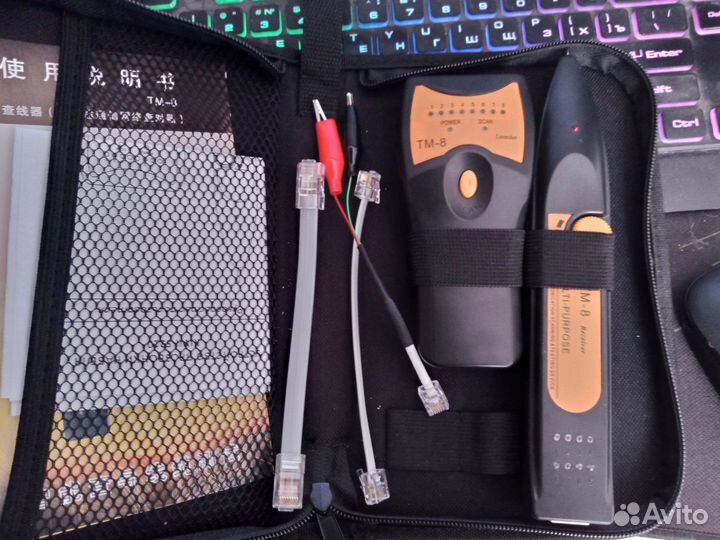 Кабельный тестер трассоискатель тм-8