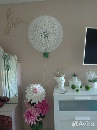 Цветы-светильники -одуванчики