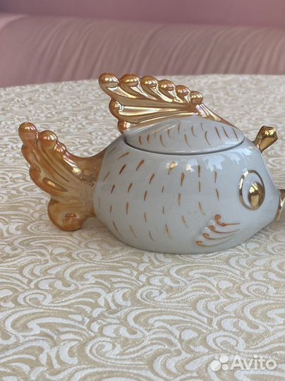 Икорница сахарница СССР рыбка
