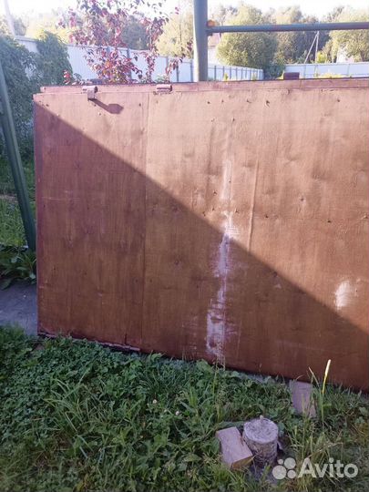 Ворота гаражные металлические бу