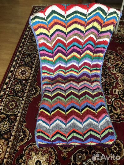 Накидка на кресло, ручная вязка