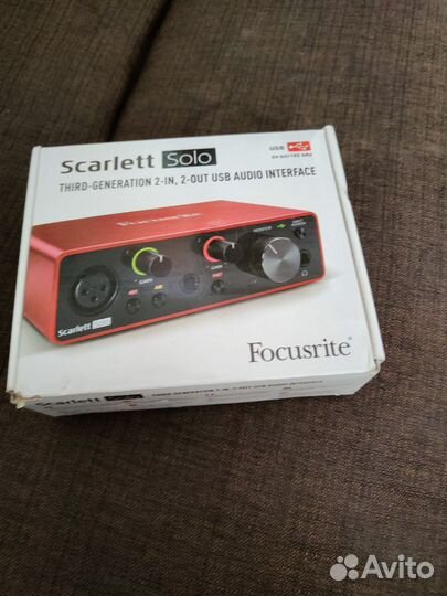 Focusrite scarlett solo 3rd gen