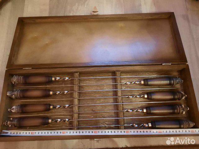 Шампура подарочные в кейсе