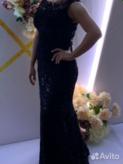 Платье чёрное