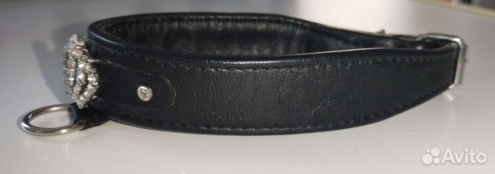 Ошейник (кожа нат.) для маленьких собак или