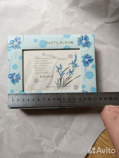 Фотоальбом для фотографий 10*15 в подарочном боксе