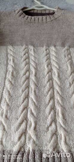 Свитер женский ручная вязка шерсть